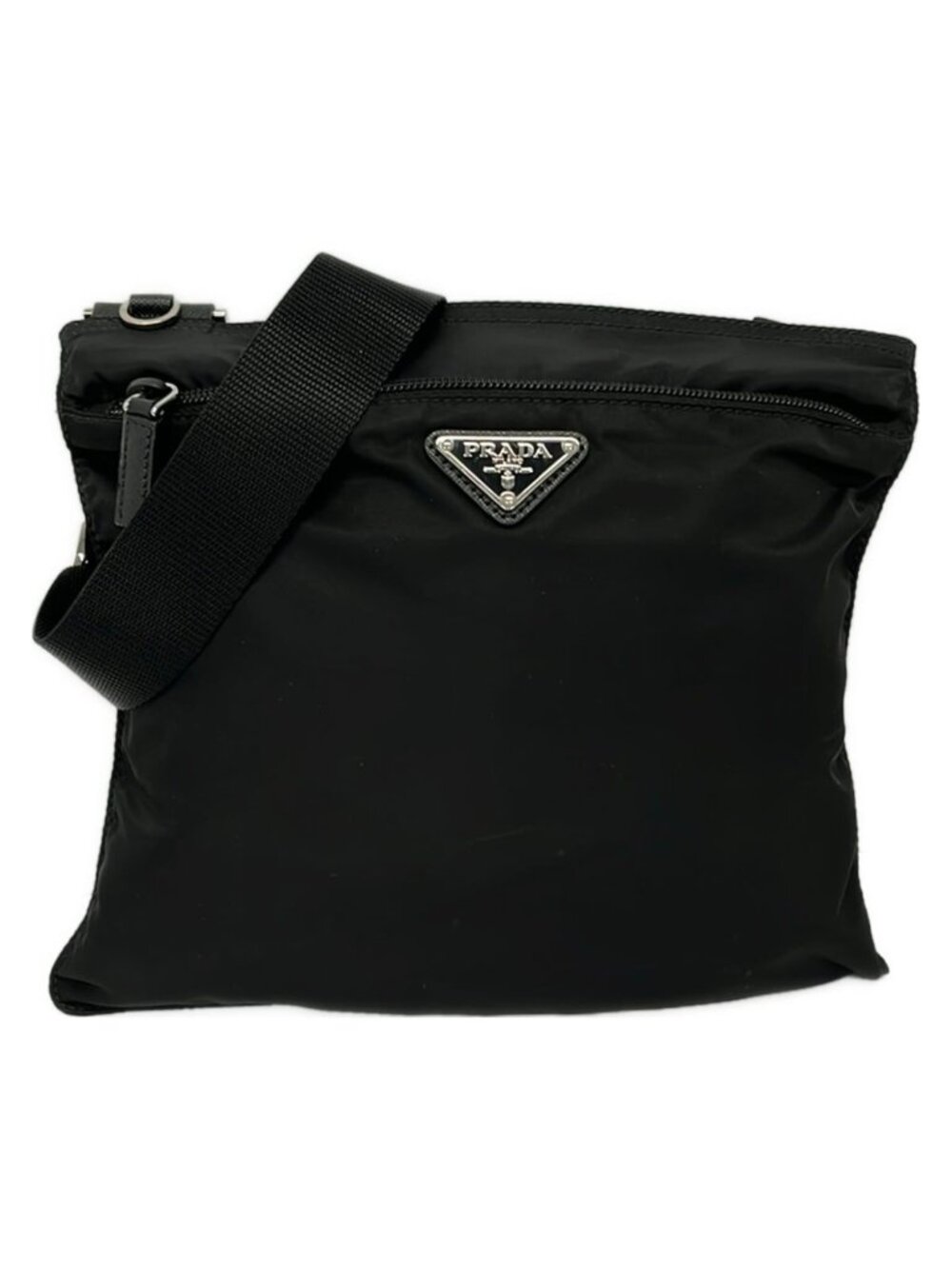 Prada Shoulder Bag Black Leather